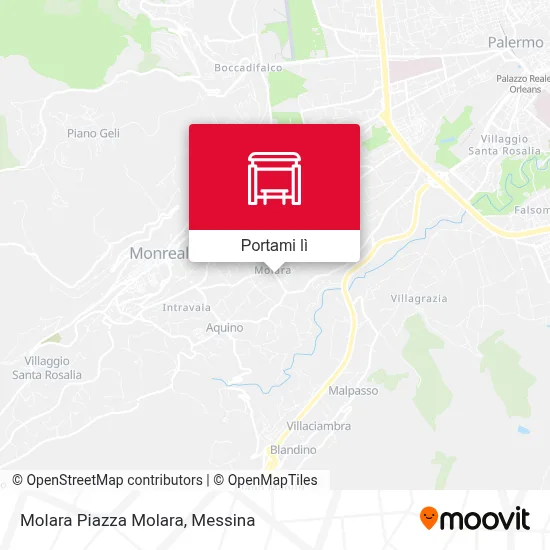 Mappa Molara Piazza Molara