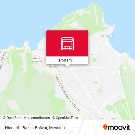 Mappa Nicoletti Piazza Bolivar