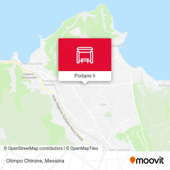 Mappa Olimpo Chirone