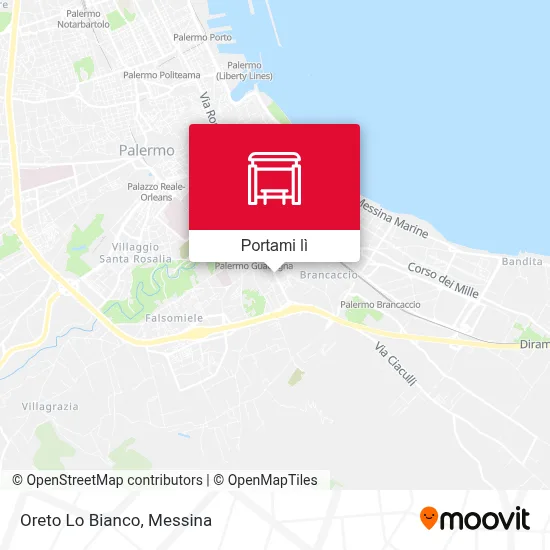 Mappa Oreto Lo Bianco