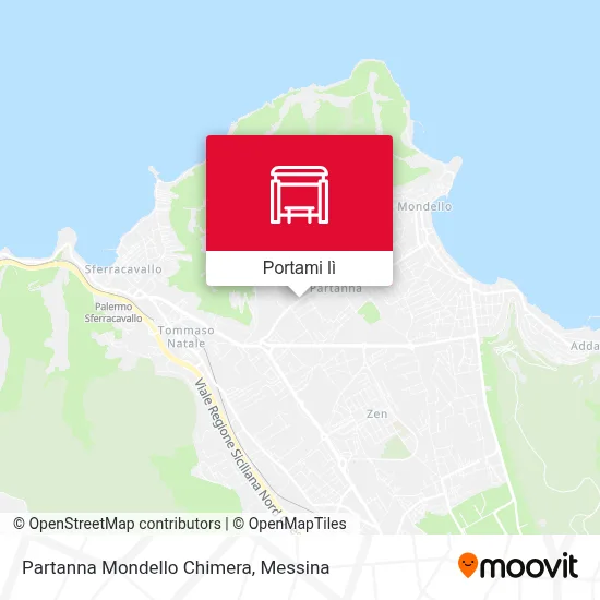 Mappa Partanna Mondello Chimera
