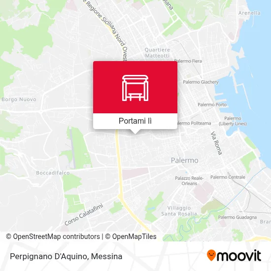Mappa Perpignano D'Aquino