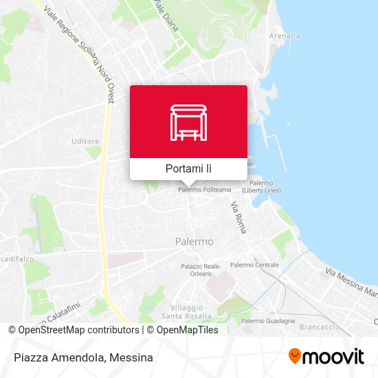 Mappa Piazza Amendola