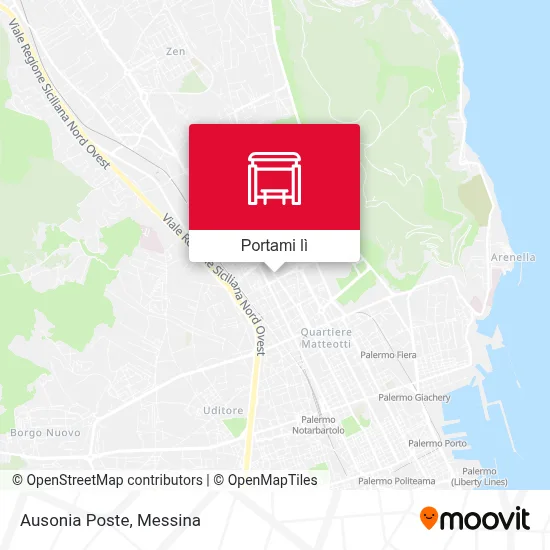 Mappa Ausonia Poste