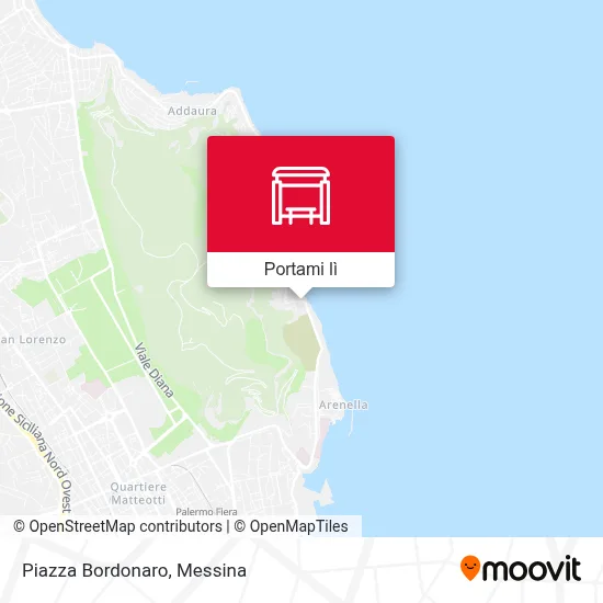 Mappa Piazza Bordonaro