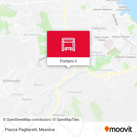 Mappa Piazza Pagliarelli