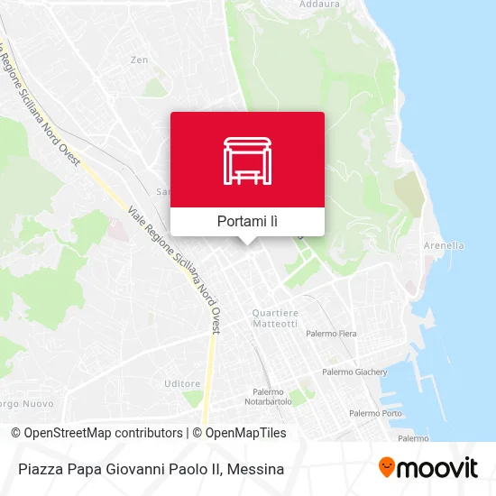 Mappa Piazza Papa Giovanni Paolo II