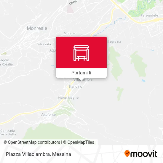 Mappa Piazza Villaciambra