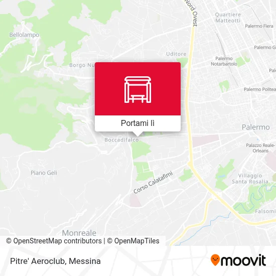 Mappa Pitre' Aeroclub