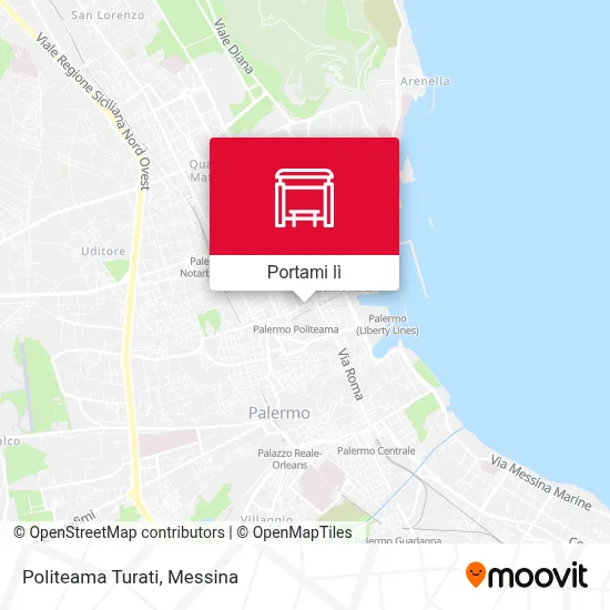 Mappa Politeama Turati