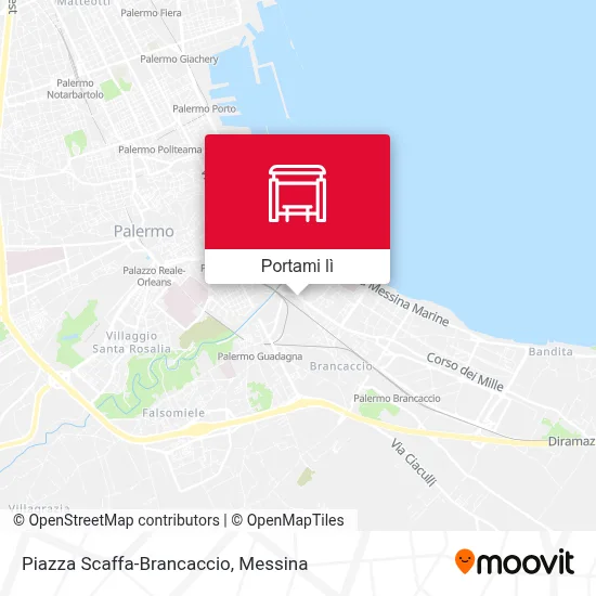 Mappa Piazza Scaffa-Brancaccio