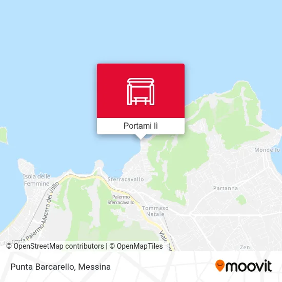 Mappa Punta Barcarello