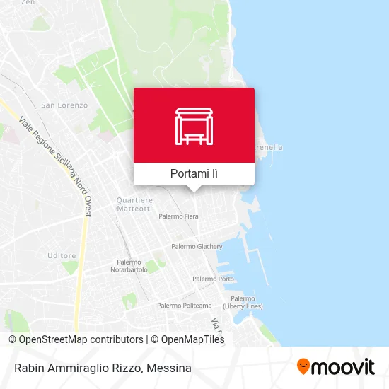 Mappa Rabin Ammiraglio Rizzo