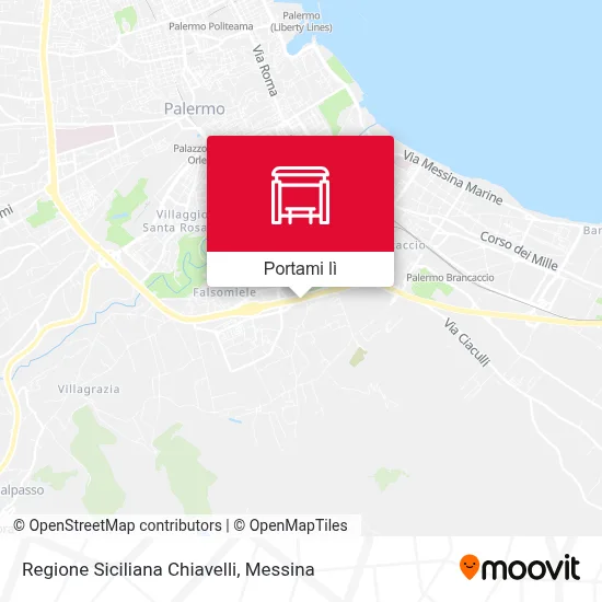Mappa Regione Siciliana Chiavelli