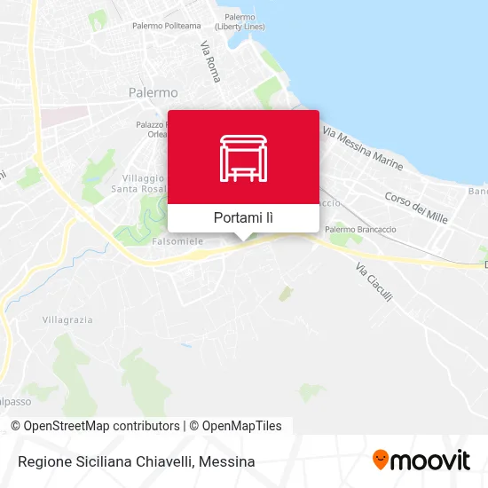 Mappa Regione Siciliana Chiavelli
