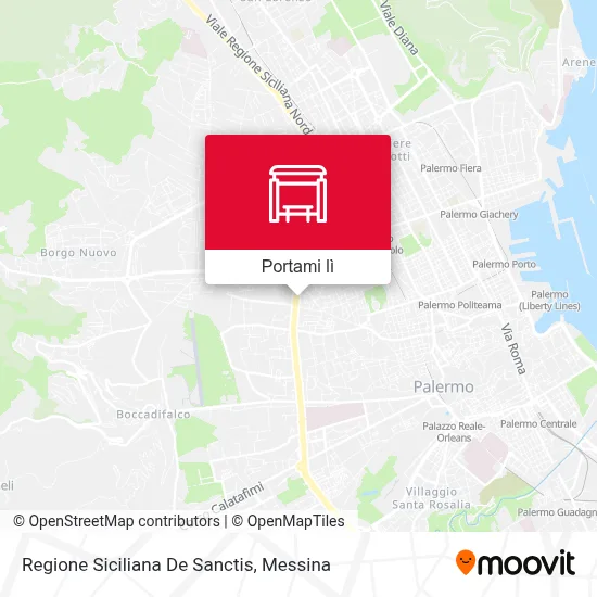 Mappa Regione Siciliana De Sanctis