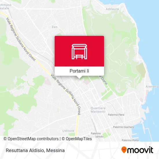 Mappa Resuttana Aldisio