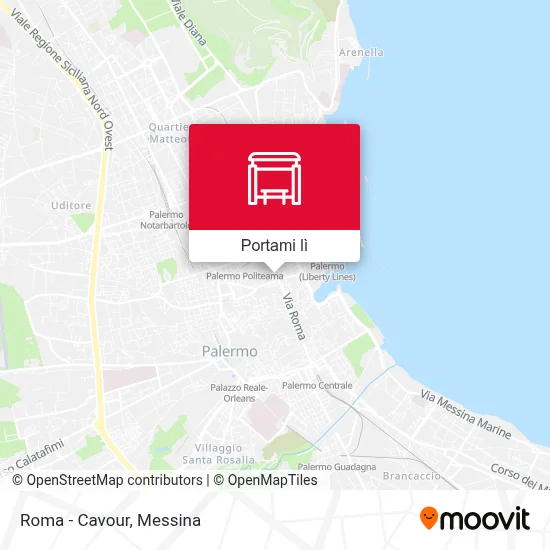 Mappa Roma - Cavour