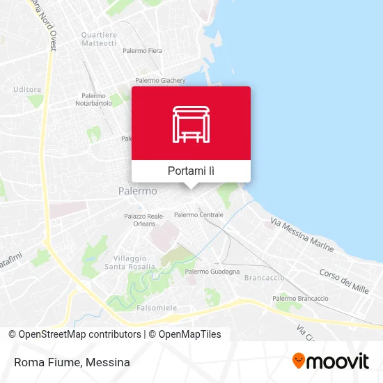 Mappa Roma Fiume