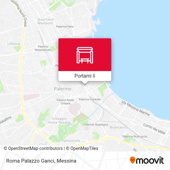 Mappa Roma Palazzo Ganci