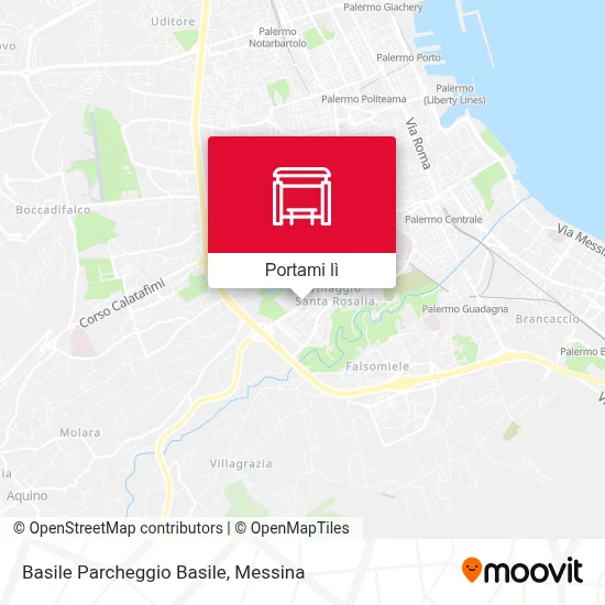 Mappa Basile Parcheggio Basile