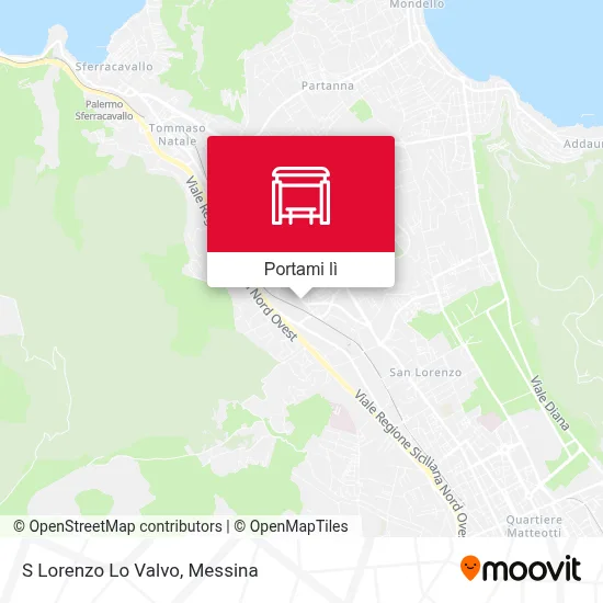 Mappa S Lorenzo Lo Valvo
