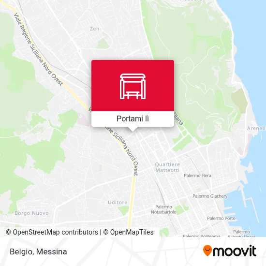 Mappa Belgio