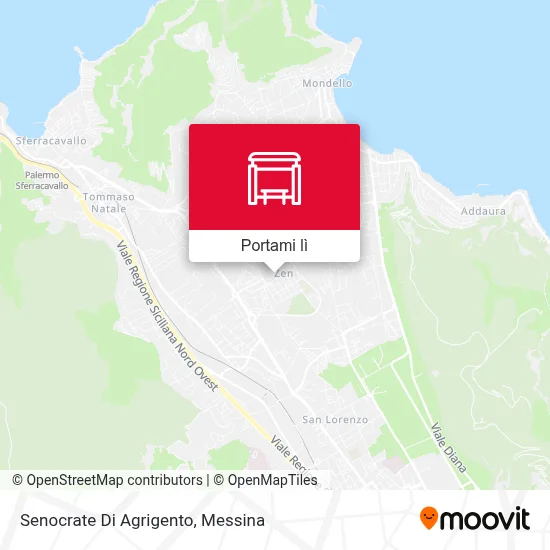 Mappa Senocrate Di Agrigento