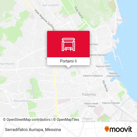 Mappa Serradifalco Aurispa