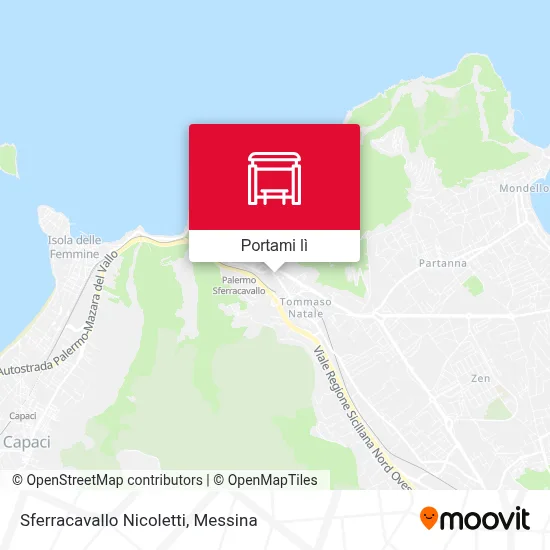 Mappa Sferracavallo Nicoletti