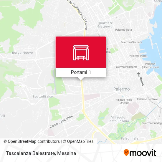 Mappa Tascalanza Balestrate