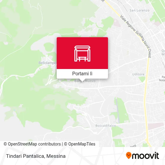 Mappa Tindari Pantalica