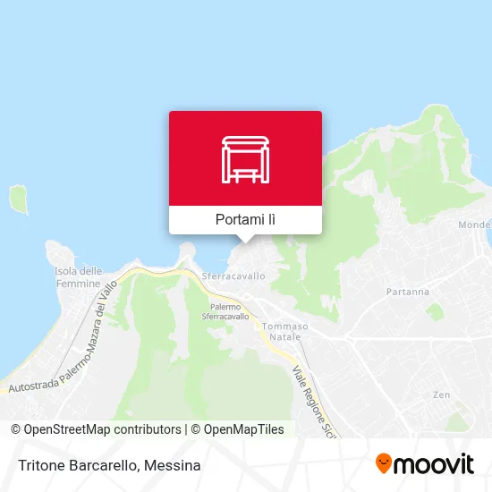 Mappa Tritone Barcarello