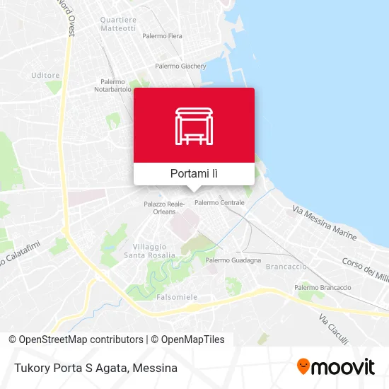 Mappa Tukory Porta S Agata