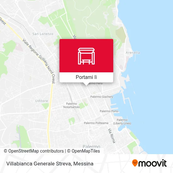 Mappa Villabianca Generale Streva