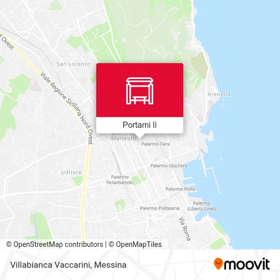 Mappa Villabianca Vaccarini