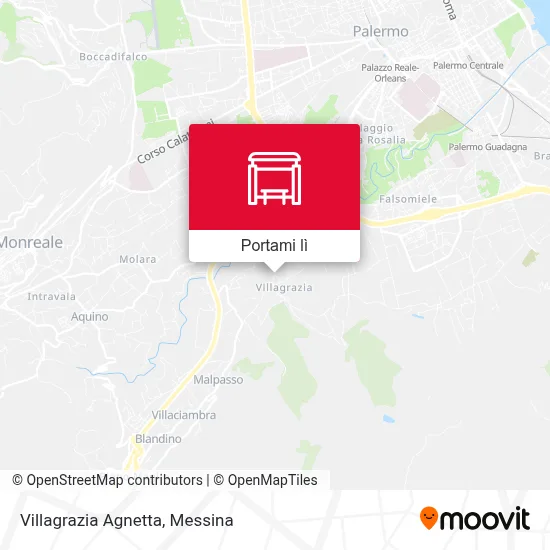 Mappa Villagrazia Agnetta