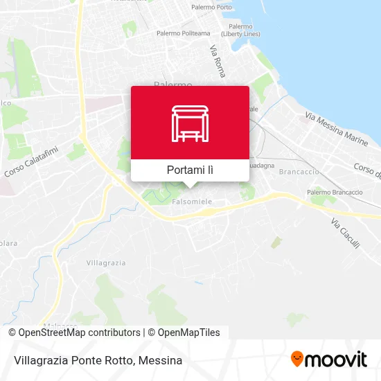 Mappa Villagrazia Ponte Rotto