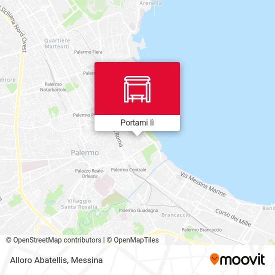 Mappa Alloro Abatellis