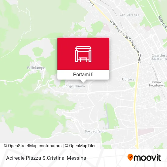Mappa Acireale Piazza S.Cristina