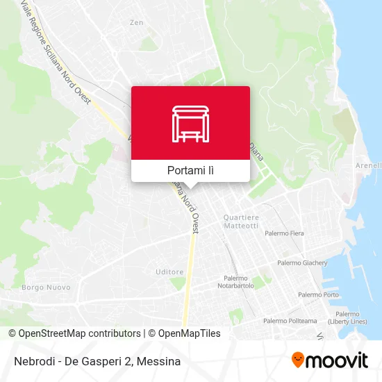 Mappa Nebrodi - De Gasperi 2