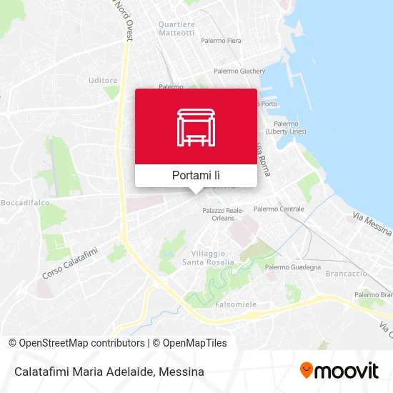 Mappa Calatafimi Maria Adelaide