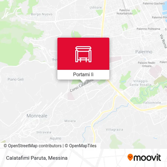 Mappa Calatafimi Paruta