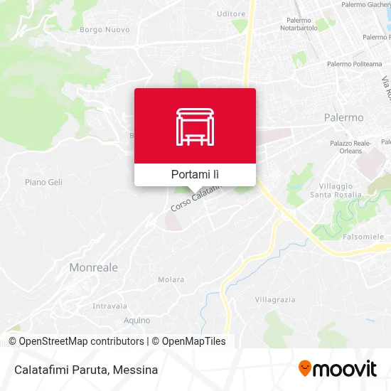 Mappa Calatafimi Paruta