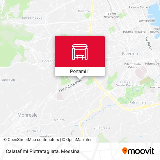 Mappa Calatafimi Pietratagliata