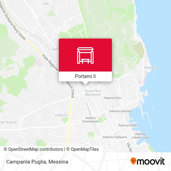 Mappa Campania Puglia