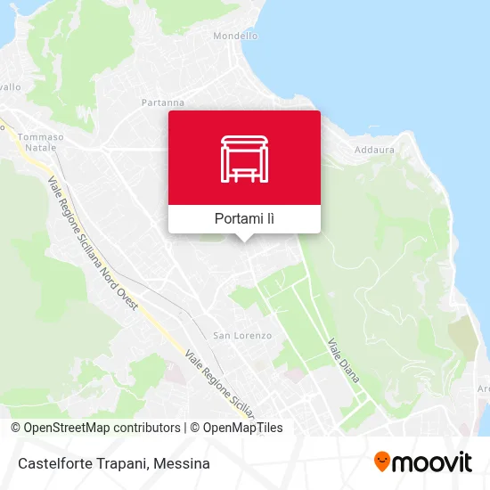 Mappa Castelforte Trapani
