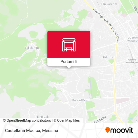 Mappa Castellana Modica