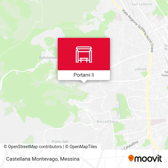 Mappa Castellana Montevago