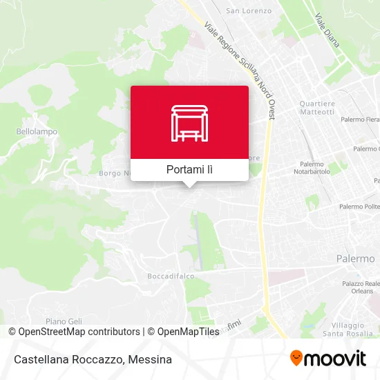 Mappa Castellana Roccazzo